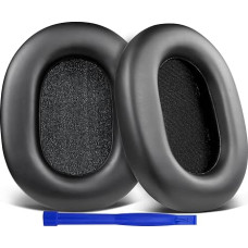 SOULWIT Protein Leather Replacement Ear Pads Replacement Ear Pads for Sony WH-1000XM5 (WH1000XM5) Noise Cancelling Headphones, Ear Cushions with Noise Isolating Memory Foam, Extra Thickness