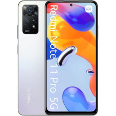 Xiaomi Redmi Note 11 Pro 5G Smartphone 6.67 Inch FHD+ AMOLED DotDisplay, 120Hz FHD+ AMOLED DotDisplay, 67W Turbo Charging 6G+128GB Polar White [Global Version]