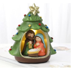 Hodao Christmas Nativity Sets for Christmas, Indoor, Nativity Scene Sets, Decorations, Nativity Scene, Decoration, Holy Family, Nativity Scene for Christmas Decoration, Gift,