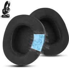 Wzsipod Replacement Ear Pads for SteelSeries Arctis, Nova Pro Wired, Nova 1/1X/1P/3/7/7X/7P Gaming Headphones - Enhanced Sound, High Comfort (Black)