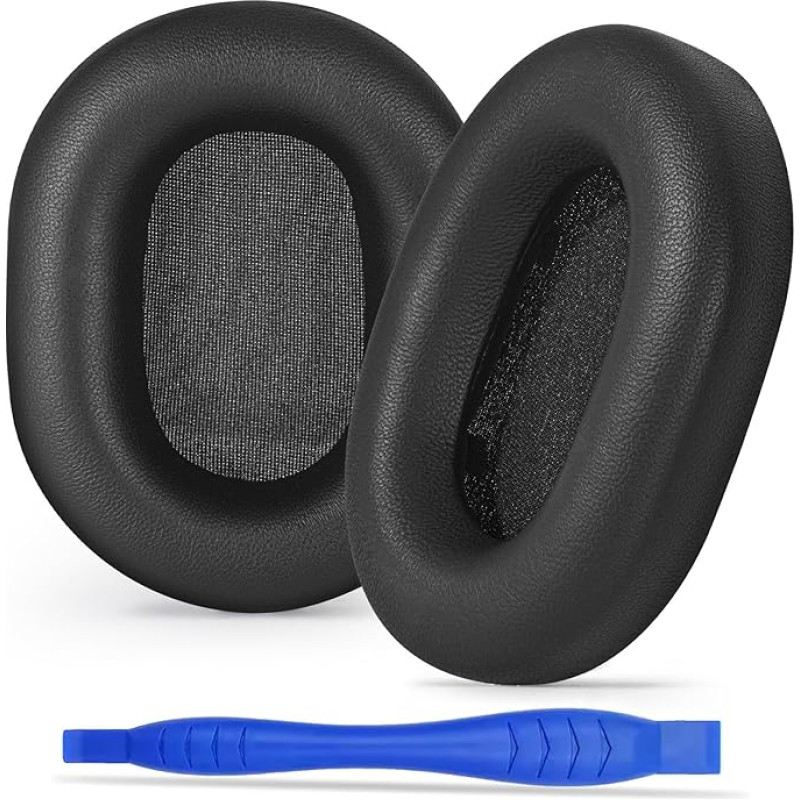 Aurivor Genuine Leather Ear Pads for Sony WH-1000XM5 Noise Cancelling Headphones Premium XM5 Replacement Soft Lambskin Leather Ear Covers with Optimized Memory Foam