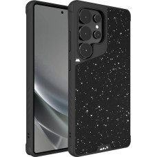 Mous Samsung Galaxy S25 Ultra Case, MagSafe Compatible - Limitless 6.0 - Black Speckled Fabric - Protective Shockproof Phone Case