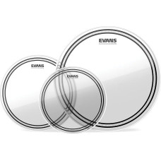 Evans ETP-EC2SCLR-S EC2S (skaidrus) Tom Pack Standard 30,4 cm (12 Zoll), 33 cm (13 Zoll), 40,6 cm (16 Zoll) Felle