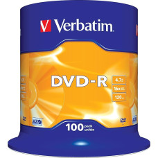 Verbatim DVD-R 16 x 4,7 GB TARRINA 100 pakuočių 43549 (4)