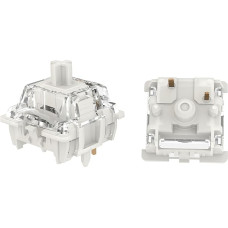 GUYEKS Gateron KS-9 Pro 3.0 White Pre Lubricated 5-pin Linear Switch Compatible with MX Mechanical Key Game Keyboard Switches (108 Pieces, Pro White 3.0 5pin)