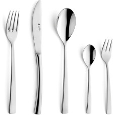 PW Paul Wirths Swing 1200 stalo įrankių rinkinys 12 asmenų, 60 dalių, nerūdijantis nerūdijantis plienas, poliruotas ir tinkamas plauti indaplovėje, stalo įrankių rinkinys su stalo įrankių dėže