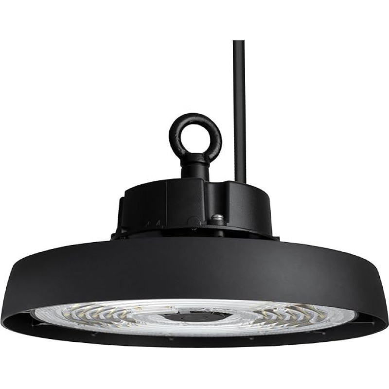 Energy-efficient LED hall spotlight 80 W, energy class A, 192 lm/W, 15,360 lumens, 4000 K, IP65, dimmable, professional UFO lamp, IP65 certification