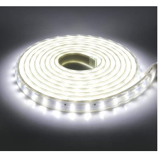Double Row LED Strip 15 m, 220 V SMD 2835 120LEDs/m Super Bright Flexible Strip, Bendable Cut Indoor LED Light Strip, Cool White LED Strip with Switch Plug for Bedroom, Closet