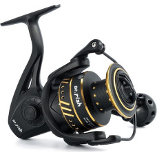Dr.Fish Poseidon Spinnrolle, 9 + 1 Kugellager, Graphitkörper, 11,3 kg Kohlefaser-Zugkraft, CNC-Aluminiumspule und Griff, Salzwasser- und Süßwasser-Angelrolle