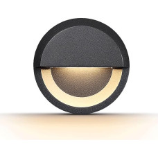 Lauko šviestuvas LED 3 W lauko šviestuvas sieninis antracito IP54 sieninis šviestuvas sieninis šviestuvas lauko namas lauko apšvietimas lauko sieninis šviestuvas sieninis namas sieninis pakuotė 2 vnt.