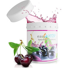 Gėrimo milteliai be cukraus, vandens skonis be kalorijų, vanduo su vyšnių skoniu, vandens priedo skonis be cukraus, 25 porcijos