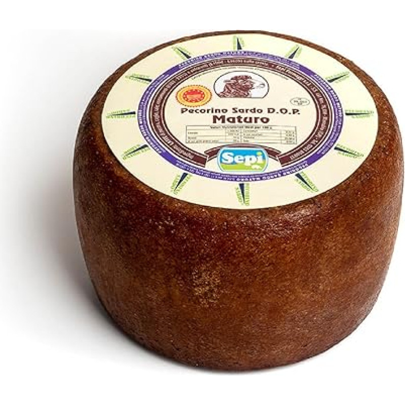 Sepi Matured Pecorino Sardo Maturo DOP Sheep's Milk Cheese Approx. 300 g
