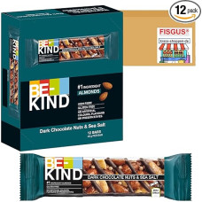 Ein Angebot von FISGUS® by krass-shoppen-de - BE-KIND Tamsus šokoladas su riešutais ir jūros druska 12 x 40g