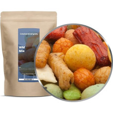 1 x 250 g užkandžių mišinys World Champion Mix Low Fat su žemės riešutais Wasabi Nacho Chips Ryžių traškučiai