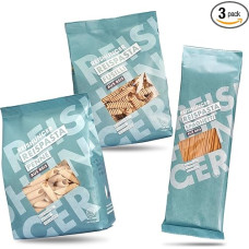 REISHUNGER Gluten-Free Noodles Made from Whole Grain Rice, 3 x 400 g, Nutrient Rich – Original Italian Rice Pasta as Penne, Fusilli & Spaghetti – Rice Noodles Suitable for Celiac Diseases