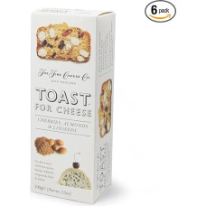 THE FINE CHEESE CO. 6 skrebučių pakuotė su vyšniomis, migdolais ir linų sėklomis 6 x 100 g