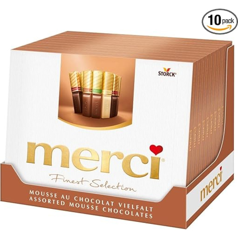 merci Finest Selection Mousse au Chocolat (10 x 210 g) / Chocolate Specialities
