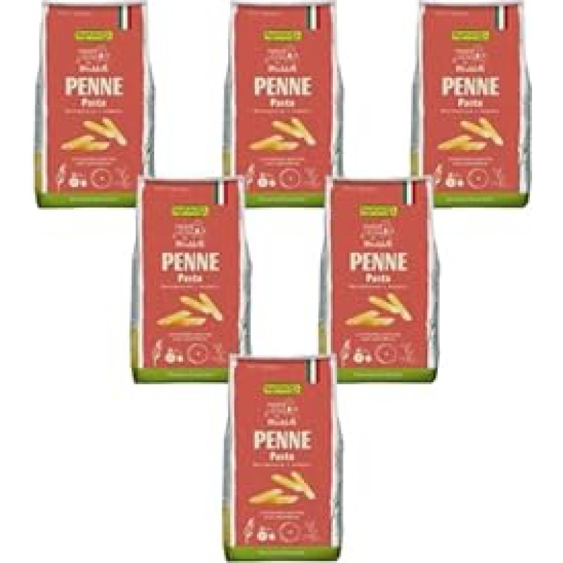 Rapunzel Penne Semola Organic 6 x 500 g pakuotė