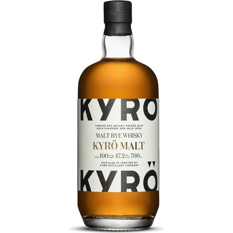 Kyrö Salyklinis ruginis viskis 47,2% tūrio. | Finnischer Roggenwhisky | 0,7 litro | Kyrö Distillery