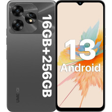UMIDIGI A15 Mobilieji telefonai NFC, 16GB + 256GB (iki 2TB) Mobilusis telefonas, 64MP + 16MP, 6,7 colių HD+ ekranas, 5000 mAh + 20 W greitasis įkrovimas, 
