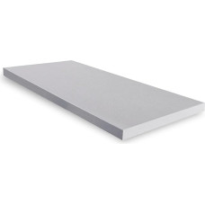 HOMEDI Poliuretano putų plokštės - Didelio tankio D25 kg (100 x 200 x 8 cm) Pilka - Baldai, sofos, čiužiniai, pagalvėlės, užpildas, vata, namelis ant ratų, putos