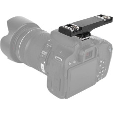Dvigubo karšto bato dalytuvo fotoaparato bato laikikliai, dvigubas karšto bato blykstės Speedlite šviesos laikiklis SLR fotoaparatui, prailginimo stulpo laikiklis, (kanojui)