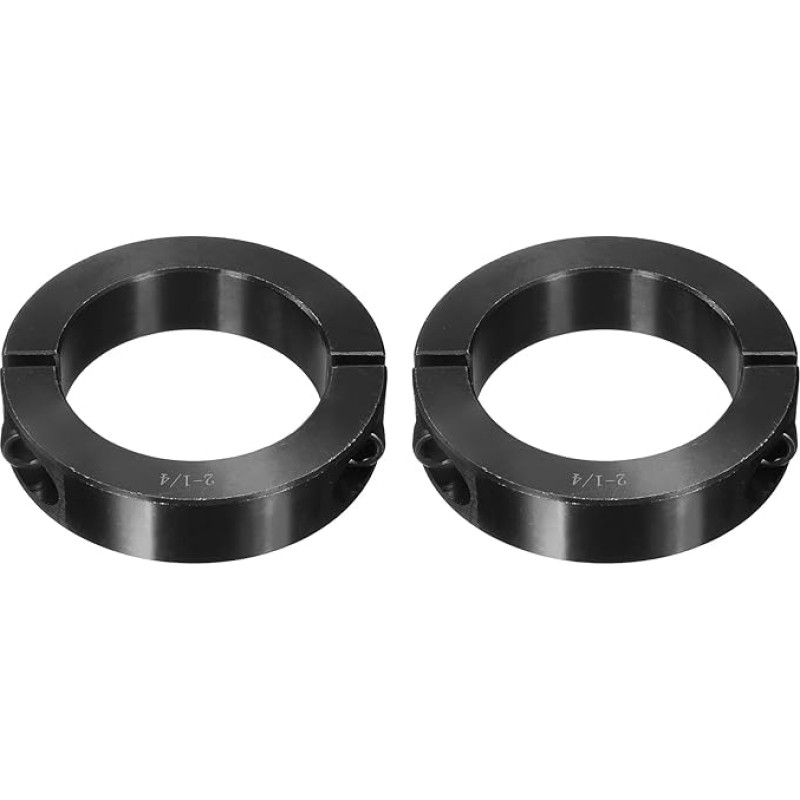 sourcing map 2 x Double Split Shaft Collar, 2-1/4