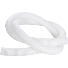 MOCNT Corrugated Tube Closed Car Cable Protection Tube Car Cable Tube Flexible Insulation Tube Cable Protection Pipe Corrugated Hose Cable Management White Exterior 18 mm Length 10 m