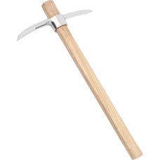 Pickaxe for Digging, Pick Mattock | Mattock Garden Pickaxe with 2-in-1 Design, Multifunctional Small Stainless Steel Pickaxe with Handle for Working Soil and Digging Trenches