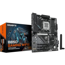 GIGABYTE B850 Gaming WIFI6 pagrindinė plokštė - AMD Ryzen 9000 serijos procesoriai, 6+2+2+2 fazių skaitmeninis VRM, iki 8200 MHz DDR5 (OC), 1xPCIe 5.0 + 2xPCIe 4.0 M.2, GbE LAN, WiFi 6, USB 3.2 Gen 2