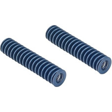Metallfedern, Federn Compression Spring, 8mm OD 35mm Long Spiral Stamping Light Load Compression Mould Die Spring Blue 2Pcs