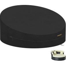 VANSHEIM Protective Cover for Sun Island Protective Cover 230 Protective Cover Sun Island Cover Sun Island Waterproof Tarpaulin for Sun Island Round Sun Island Tarpaulin Sun Island XXL Diameter 230 x