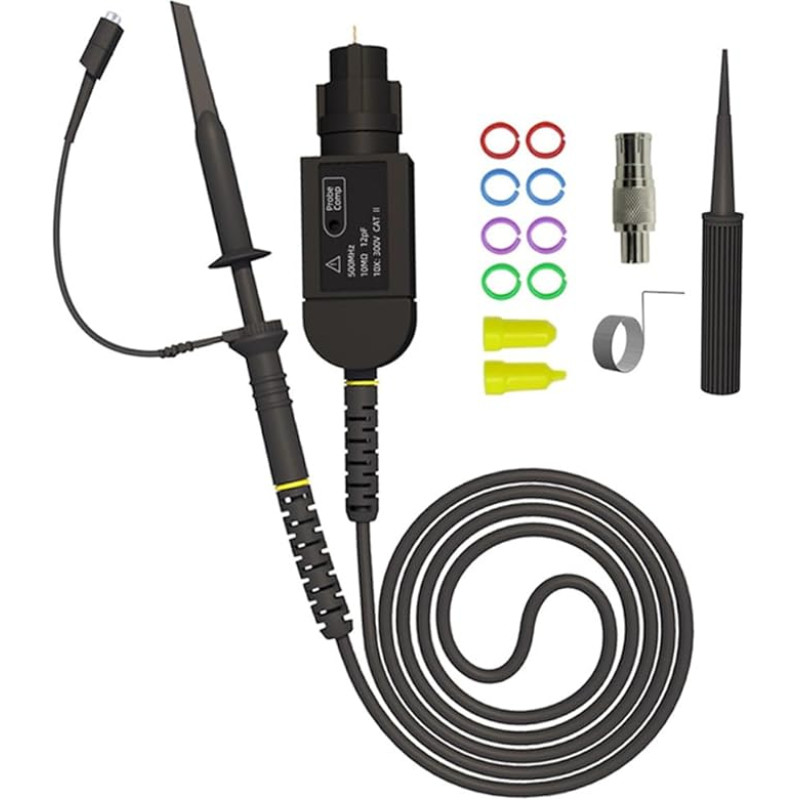 Fcuajdkq Ersatz für Tektronix P6139A P6139B 500M Oszilloskop-Sonden, Passivsondenkopf, P6500 Oszilloskop-Sonden