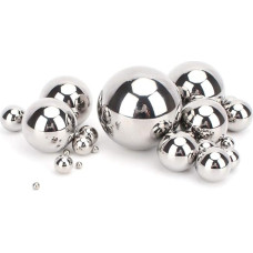 GeOinQL Kugeln aus Kohlenstoffstahl,Präzisionskugeln, Hochpräzise Lagerstahlkugel, Stahlkugel, 9 10 11 12 13 14 15 16 17 18 19 20 mm Massive Kugellagerstahlkugel 9 mm-10(Bearing Steel Ball 12mm 10)