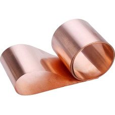 Plokščias metalo lakštas T2 Raudona violetinė laidus ritinys nuo 0,1 mm iki 1 mm vario juostelės vario lakštas vario plokštės oda raudona vario violetinė vario folija 1 metras kvadratinių medžiagų (spalva : 0,6 mm, dydis : 40 mm)