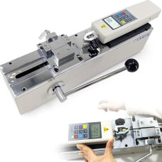 Horizontaler Push-Pull-Prüfstand mit HP-500-Druckmessgerät, 1000 N Tragkraft, manueller 150-mm-Verfahrweg, Kraftmessgerät-Kit mit Digitalanzeige für Präzisionsprüfungen
