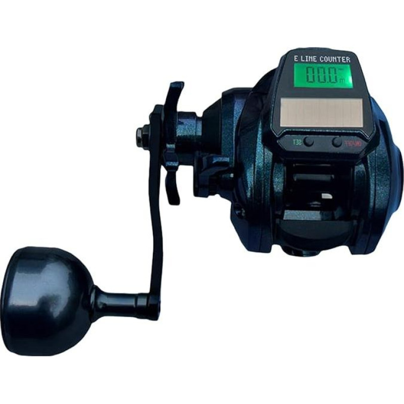 Leichte Angelrolle mit LED-Bildschirm, Hochgeschwindwindigkeits-Angelrolle für Boote, See, Angeln, 7,2:1, Übersetzung, 8 kg Angelrad, Angelrolle