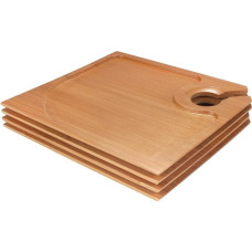 BambooMN 4 bambukinių kokteilių užkandžių lėkščių rinkinys 7,9