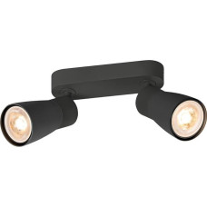 SLV Puri 2.0 Kupolinis, sieninis ir lubinis šviestuvas, ilgas, 2 x maks. 6 W GU10, juodos spalvos