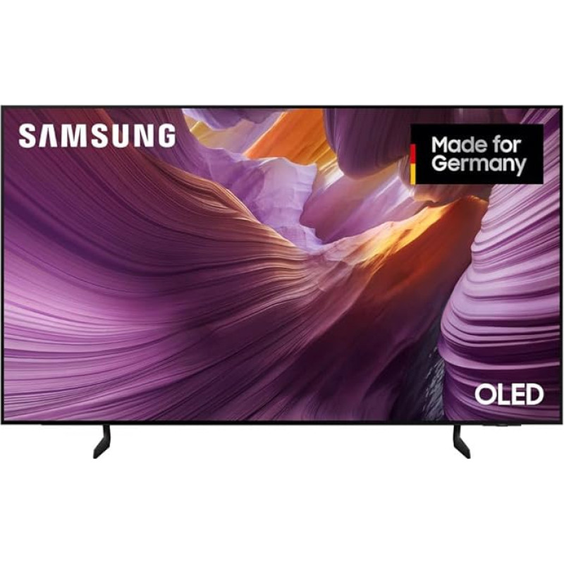 Samsung OLED 4K S85F 77 Inch (195 cm) UHD TV, NQ4 AI Gen2 Processor, 4K Upscaling, OLED HDR, Colours Pantone Validated, Dolby Atmos, Gaming Hub, Knox Security, Samsung Vision AI Smart TV (2025)