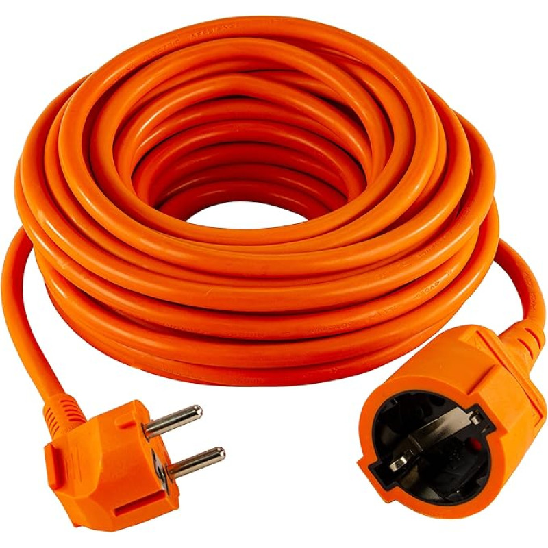 REV Ritter 0016101814 prailgintuvas H05VV-F Plastikinis apsauginis kištukas 10 m oranžinės spalvos