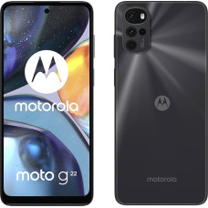 Motorola Moto G22 Dual SIM 64GB ROM + 4GB RAM (tik GSM, ne CDMA) Gamyklinis atrakintas 4G/LTE išmanusis telefonas (Cosmic Black) - tarptautinė versija