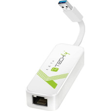TECHLY 109740 Adapter USB 3.0 Ethernet Gigabit RJ45 LAN White