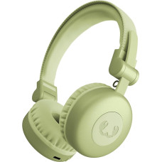 Fresh 'n Rebel Code Core Bluetooth Headphones On-Ear Wireless 30 Hours Playtime with Microphone and Voice Assistant, Volume Control and Play/Pause Buttons, Foldable (Wild Green)