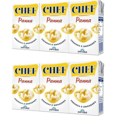 Panna Chef Double Cream Classica Parmalat 200 ml, Pack of 6