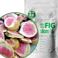 Freeze Dried Figs | 100% Natural Figs Dried | No Added Sugar Healthy Freeze Dried Sweets | Freeze Dried Fruit Fig | ZingyZoo (100g)