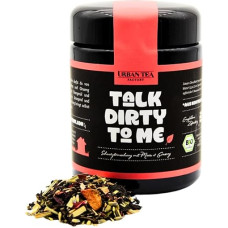 Urban Tea Factory | Ekologiška žolelių arbata | Talk Dirty to Me | Juodosios arbatos mišinys su Maca ir ženšeniu violetinėje stiklinėje | 45 g | Palaidos aukščiausios kokybės ekologiškos arbatos | 100% natūralios | Vegan