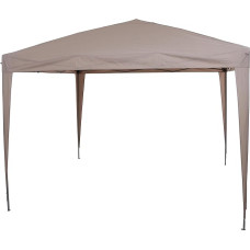 Roof Cover Taupe for Starter Folding Gazebo 3 x 3 m, Cover Made of 160 g/m² Polyester, PU Coated, Taupe