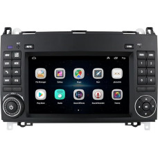 Automobilinis radijas GPS navigacija Carplay/Android navigacija 7 colių ekranas, skirtas Mercedes Benz A klasės W169 A150/A160/A170/A180/A200/B Classe W245/V W639 W447/Vito/Viano/W906 Sprinter