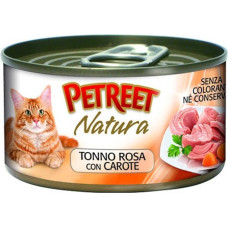 PETREET Natural Tuna Pink Cat With Carrots 70 grams Pet Products